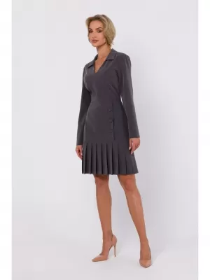 Kleid MOE M752 DUNKELGRAU