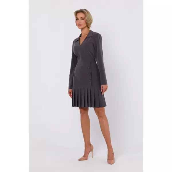  Kleid MOE M752 DUNKELGRAU 