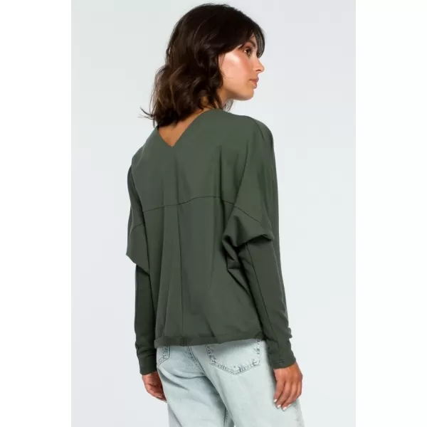  Damenbluse BEWEAR B094 MILITÄRGRÜN 