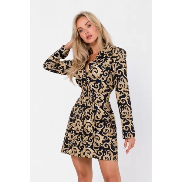  Kleid MOE M750 SCHWARZ/BRAUN 