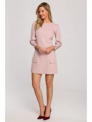 Kleid MAKOVER K148 KREPPROSA