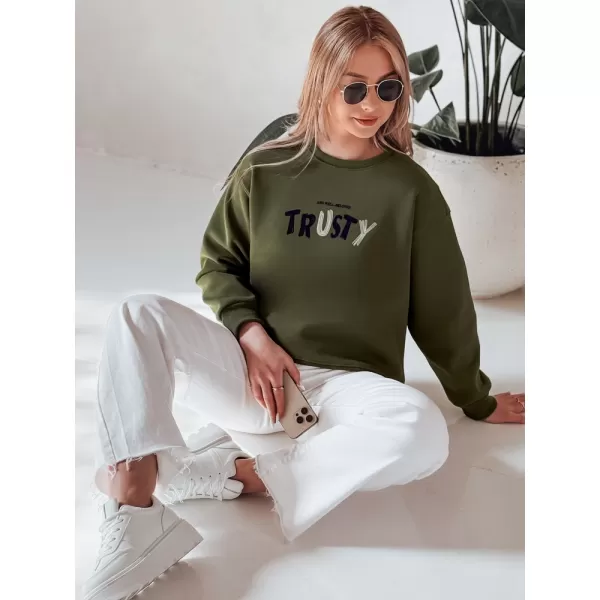  Damen Sweatshirt DSTREET SOFTRUS BY1409 GRÜN 