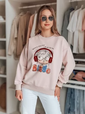 Damen Sweatshirt DSTREET LALA VIBE BY1505 ROSA
