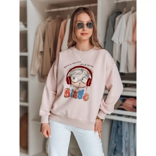  Damen Sweatshirt DSTREET LALA VIBE BY1505 ROSA 