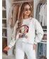 Damen Sweatshirt DSTREET LALA VIBE BY1503 HELLGRAU