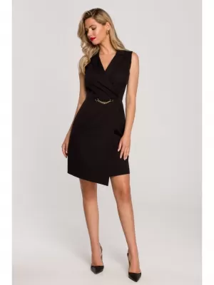 Kleid MAKOVER K149 SCHWARZ