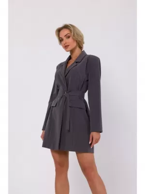 Kleid MOE M749 DUNKELGRAU