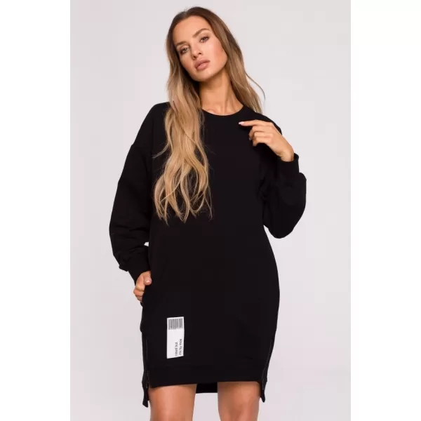  Damen-Sweatshirt MOE M676 SCHWARZ 