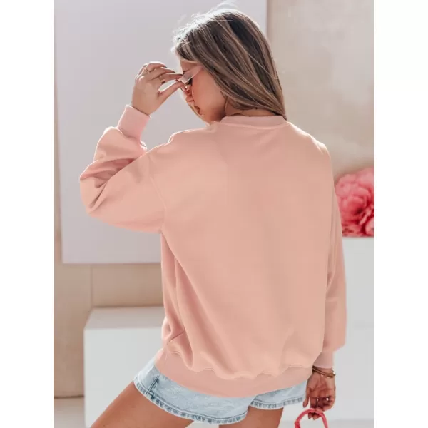  Damen Sweatshirt DSTREET PINKNOTE BY1500 ROSA 