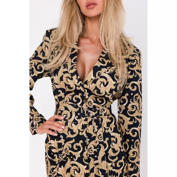  Kleid MOE M750 SCHWARZ/BRAUN 