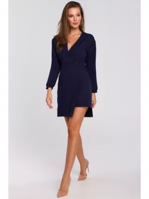 Kleid MAKOVER K034 TIEFBLAU