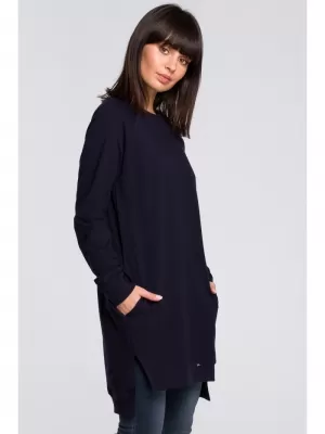 Damen-Sweatshirt BEWEAR B101 MARINEBLAU