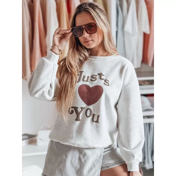  Damen Sweatshirt DSTREET FEELME BY1475 HELLGRAU 
