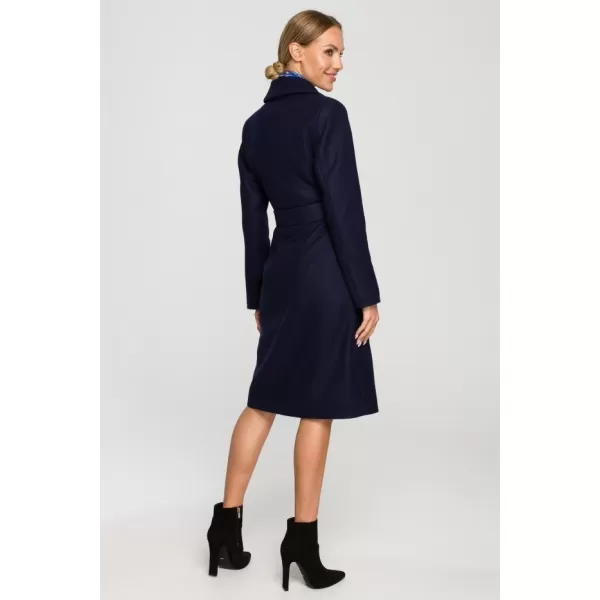  Damenmantel MOE M708 MARINEBLAU 