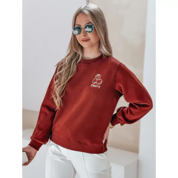  Damen Sweatshirt DSTREET CHERSOFT BY1398 ROT 