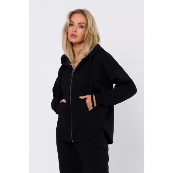  Damen-Sweatshirt MOE M761 SCHWARZ 