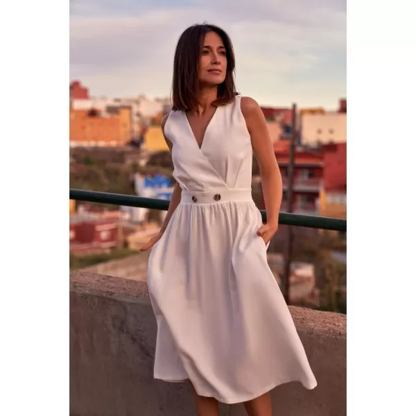  Kleid STYLOVE S224 NATURFARBEN 