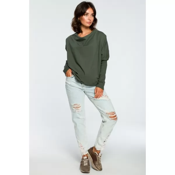  Damenbluse BEWEAR B094 MILITÄRGRÜN 