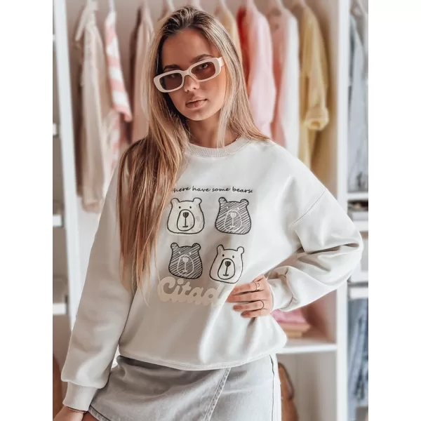  Damen Sweatshirt DSTREET MISOBEARS BY1436 HELLGRAU 