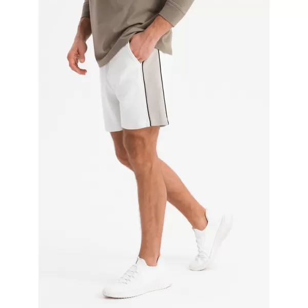  Herrenshorts OMBRE OM-SRSK-0182 WEIß GEBROCHEN 