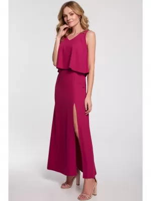 Kleid MAKOVER K048 PFLAUME