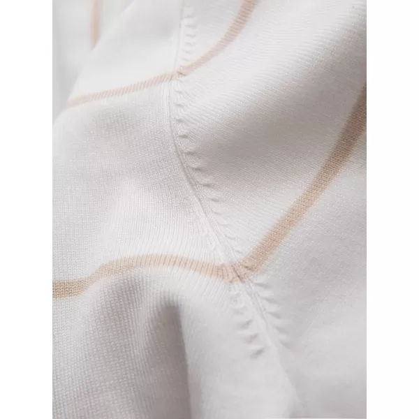  Herren t -Shirt mit einem Kragen OMBRE OM-POSS-0145 WEIß UND BEIGE 