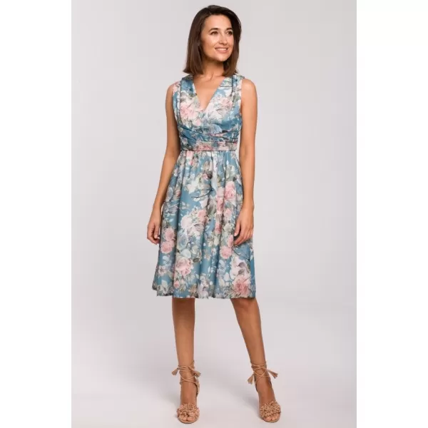 Kleid STYLOVE S225 BLAU 