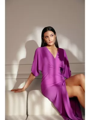 Kleid MAKOVER K163 LAVENDEL