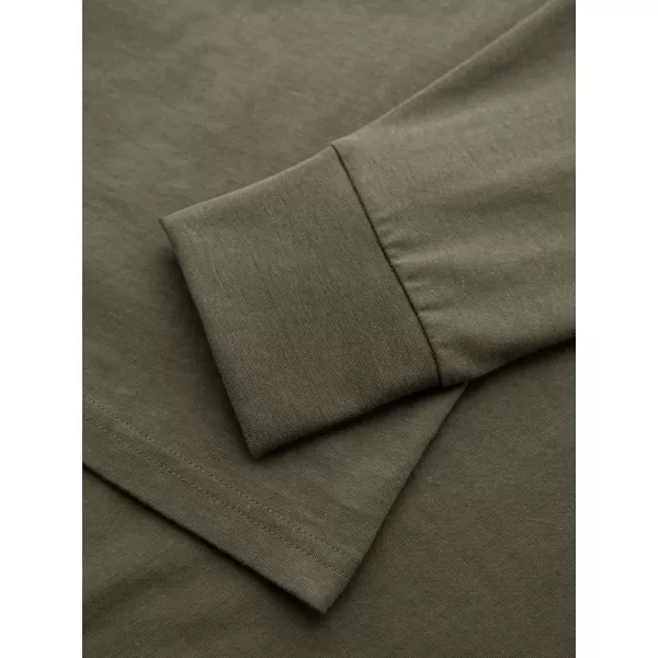  Hemd OMBRE OM-LSCL-0128 OLIVE 