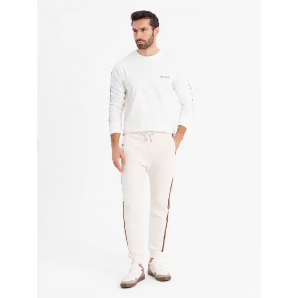  Hemd OMBRE OM-LSCL-0127 WEIß GEBROCHEN 