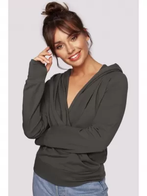 Damen-Sweatshirt BEWEAR B246 MILITÄRGRÜN