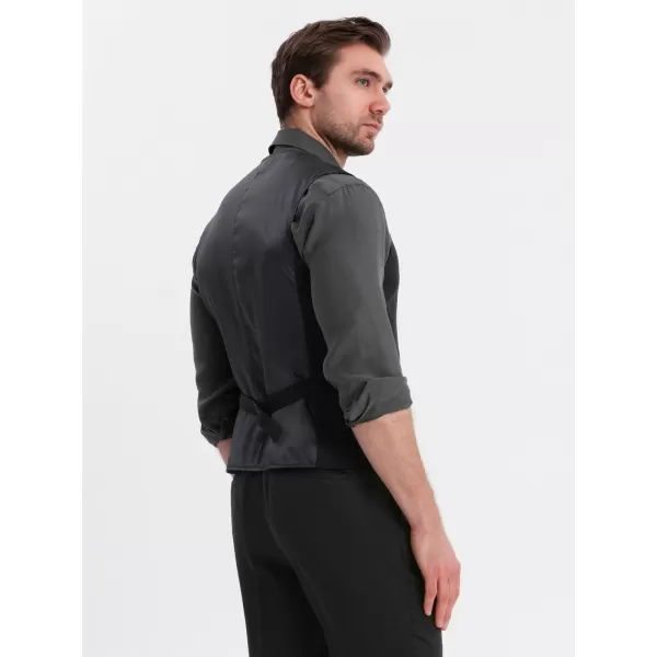  Weste OMBRE OM-BLZV-0146 SCHWARZ 