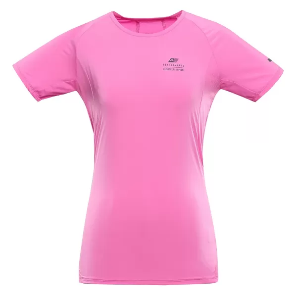  Weibliches funktionelles Hemd ALPINE PRO BONDA 2 ROSA 