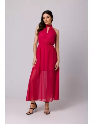 Kleid MAKOVER K169 FUCHSIE