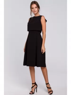 Kleid MAKOVER K005 SCHWARZ