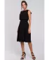 Kleid MAKOVER K005 SCHWARZ