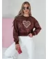 Damen Sweatshirt DSTREET DESSER BY1463 BORDE