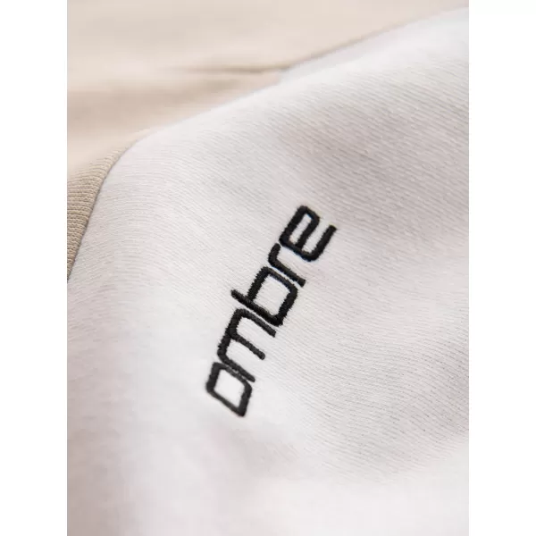  Herren -Sweatshirt OMBRE OM-SSNZ-0225 BEIGE 