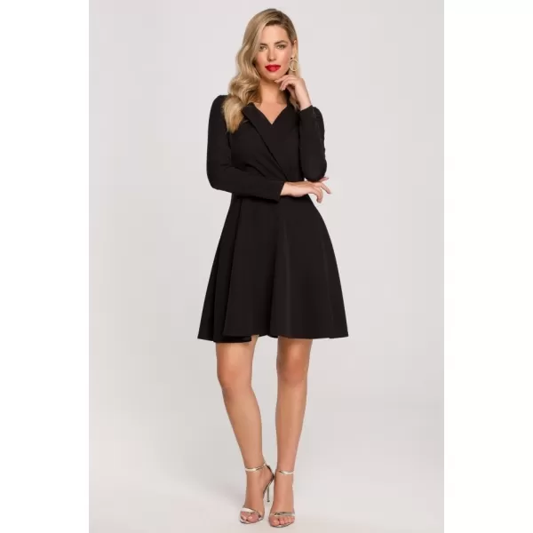 Kleid MAKOVER K138 SCHWARZ 