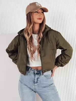 Damenjacke DSTREET GRAUS TY4223 GRÜN