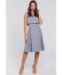 Kleid MAKOVER K005 TAUBENGRAU