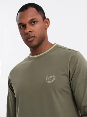Hemd OMBRE OM-LSCL-0128 OLIVE