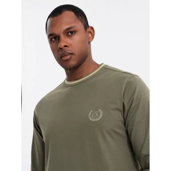  Hemd OMBRE OM-LSCL-0128 OLIVE 