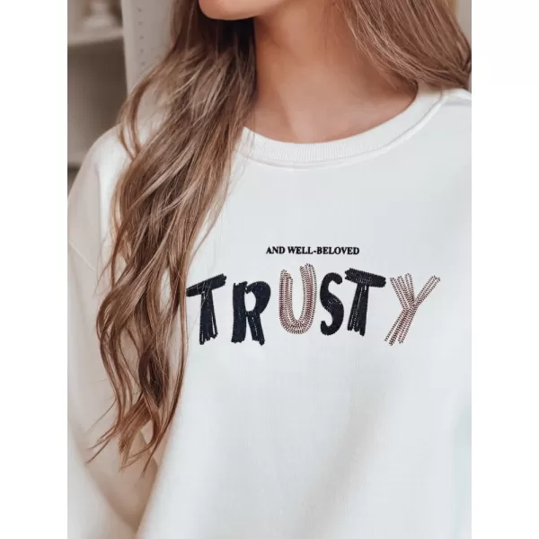  Damen Sweatshirt DSTREET SOFTRUS BY1411 WEIß 