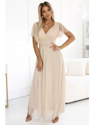 Kleid NUMOCO NASTIA 562-6 BEIGE