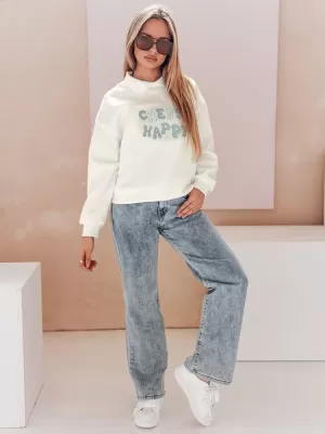 Damen Sweatshirt DSTREET HAPIRES BY1484 WEIß