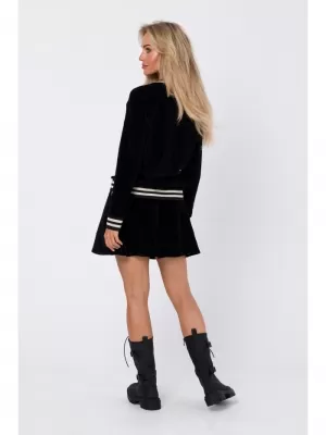 Damen-Sweatshirt MOE M766 SCHWARZ