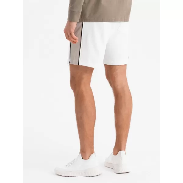  Herrenshorts OMBRE OM-SRSK-0182 WEIß GEBROCHEN 
