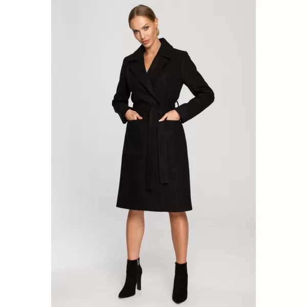  Damenmantel MOE M708 SCHWARZ 
