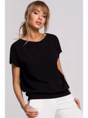 Damen-T-Shirt MOE M498 SCHWARZ